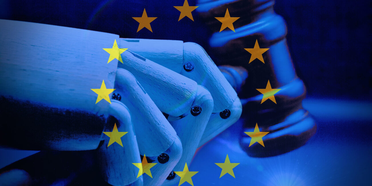 Symbolisches Bild zum AI Act in Europa.